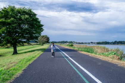 手賀沼自然ふれあい緑道を歩く